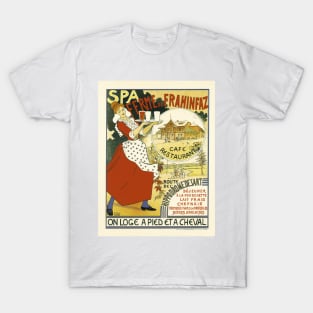 SPA FERME DE FRAHINFAZ 1894 by Edward Duyck for Les Maitres De L'affiche Collection T-Shirt